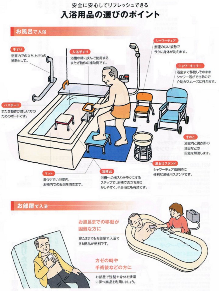 入浴補助用具｜株式会社 取手福祉サービス